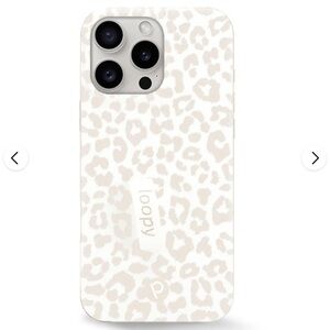 Taupe Leopard iPhone 15 Pro Max Loopy Case